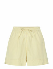 Pcfemme Hw Shorts Wvn D2d Pieces Yellow
