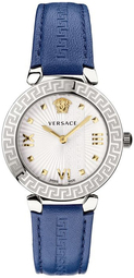 Versace Dameur Vez600121 Greca Sølvfarvet/læder Ø36 Mm