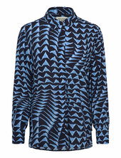 Printed Relaxed Fit Shirt Scotch & Soda Blue
