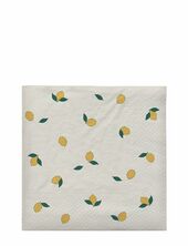 Lemon Paper Napkin Broste Copenhagen White