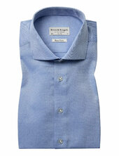 Bs Rutschman Slim Fit Shirt Bruun & Stengade Blue