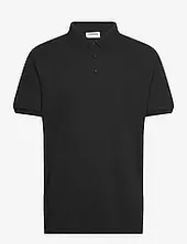Structured Polo Shirt S/s Lindbergh Black
