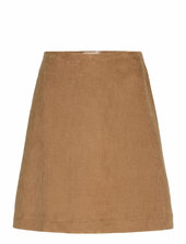 Slfjenny-newibi Mw Corduroy Skirt D2 Selected Brown