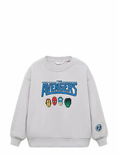 Avengers Cotton Hoodie Mango Cream