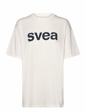 Smaustin Boxy Logo Ss T-shirt Svea White