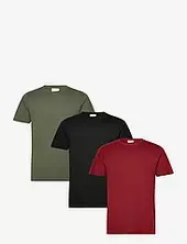 4pk Basic Tee S/s Lindbergh Patterned