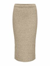 Onljeanett Life Midi Rib Skirt Cc Knt Only Beige