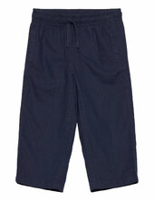 Cotton Linen Pants Gant Navy