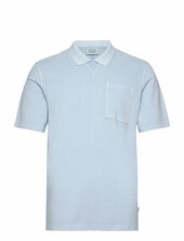 Washed Chest Pocket Relaxed-fit Polo Scotch & Soda Blue