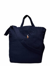 Canvas Shopper Tote Polo Ralph Lauren Navy