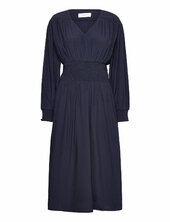 Dress W/ Smock Rosemunde Navy