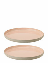 Emma Middagstallerken Ø 24 Cm 2 Stk Rose Stelton Pink
