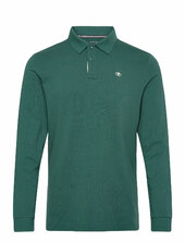 Basic Polo With Contrast Tom Tailor Green