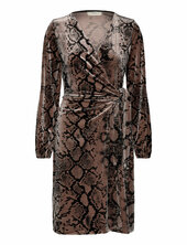 Brynniw Goriel Wrap Dress Inwear Brown