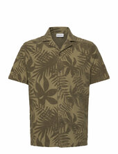 Frotté Shirt Y/d S/s Lindbergh Green