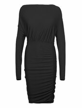 Onlsansa L/s Waterfall Dress Jrs Only Black