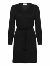 Slfanita Agnethe Ls Short Dress Selected Black