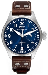 Iwc Herreur Iw500916 Big Pilot Blå/læder Ø46.2 Mm