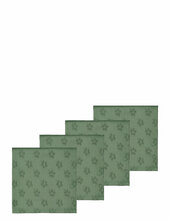 Stofservietter Forget-me-not Damask Green 4 Stk. Södahl Green