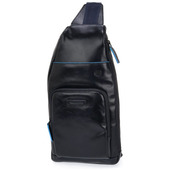 Dokumentmapper Piquadro  Blu Monospalla