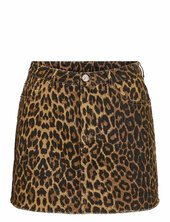 Nmanneke Nw Leo Short Skirt Noisy May Brown