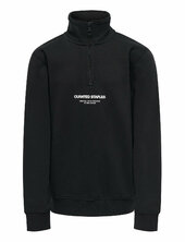 Osjcurated Reg Half Zip Sweat Vd Only & Sons Black