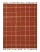 Checked Recycled Wool Throw Lexington Home Red