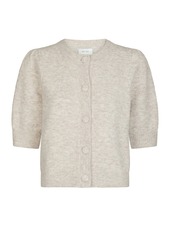 Neo Noir - Cardigan - Trudy Knit Cardigan - Beige Melange