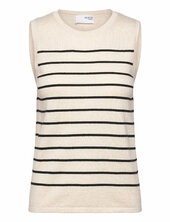 Slfberga Sl Knit O-neck Selected Cream