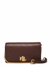 Stitched Crossbody Turn-lock Tech Case Lauren Ralph Lauren Brown