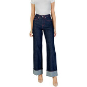 Jeans Med Vide Ben Only  Onlcarnaby Hw Wide Foldup Red Mae 15357169