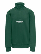 Osjcurated Reg Half Zip Sweat Vd Only & Sons Green