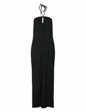 Yassuma Halterneck Ankle Dress - Ka Yas Black