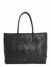 Ck Woven Medium Shopper Calvin Klein Black
