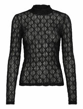 Mstamia Lace Top Minus Black