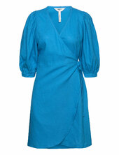 Objchristina 3/4 Dress 126 Object Blue