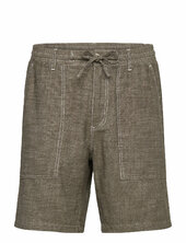 Akjan Twill Contrast Shorts Anerkjendt Khaki