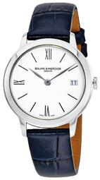 Baume & Mercier Dameur M0a10353 Classima Hvid/læder Ø31 Mm