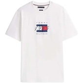 T-shirts M. Korte ærmer Tommy Hilfiger  Linear Flag Graphic Tee