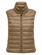 Cartahia Lw Quilted Waistcoat Otw Noos Only Carmakoma Brown