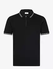Polo Pique W. Zip Lindbergh Black