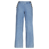 Jeans Med Vide Ben Only  Onlmadison Hw Button Wide
