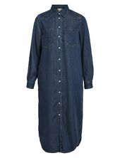 Objframa Dnm Lo L/s Shirt Dress Cc1 Aw Object Navy