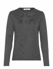 Srmarla O-neck Knit Roll Edge Soft Rebels Grey
