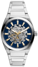 Fossil Herreur Me3220 Everett Blå/stål Ø42 Mm