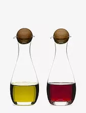 Nature Oil/vinegar Bottles Oak Stoppers, 2-pack Sagaform