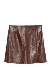 Vmnelly Hr Colored Vinyl Skirt Noos Vero Moda Brown