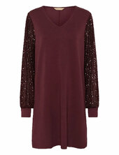 Cuchabrina Sequins Dress Culture Burgundy