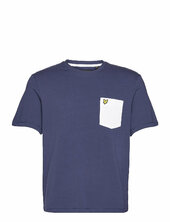 Contrast Pocket T-shirt Lyle & Scott Blue