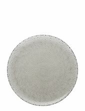 Raw Glass Beads - Flad Tallerken Smoke 27 Cm. 1 Stk D27xh1,2 Cm Aida